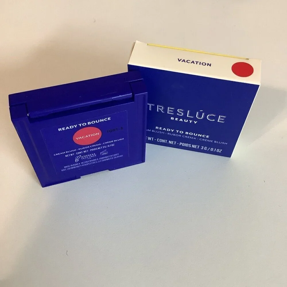 Tresluce “Vacation” Cream Blush Beauty Ready to Bounce 3G. New In Box